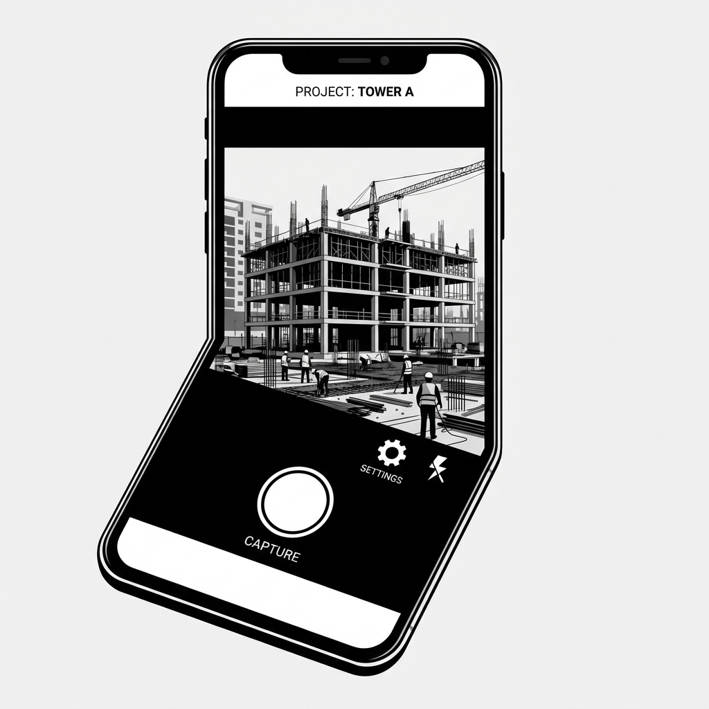 Interface de capture photo